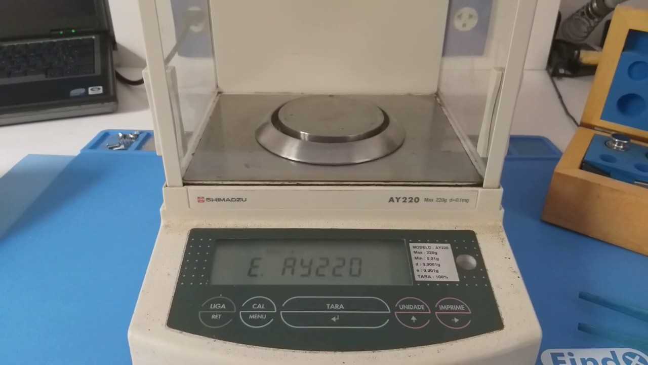 balanca shimadzu bl320h manual