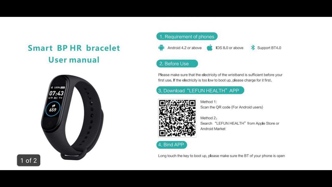 manual do smartband