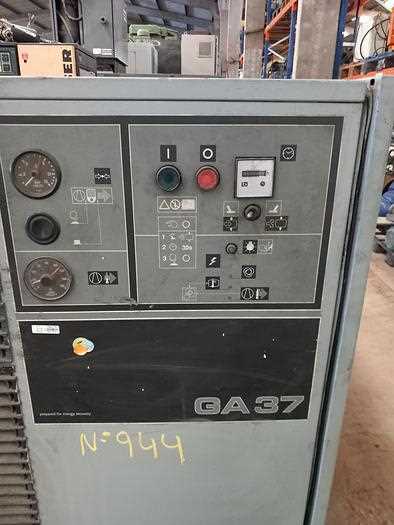 manual compressor atlas copco ga 37