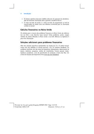 manual da hp 12c platinum financial calculator