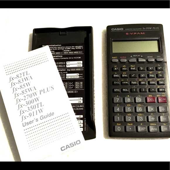 manual calculadora casio fx 82tl