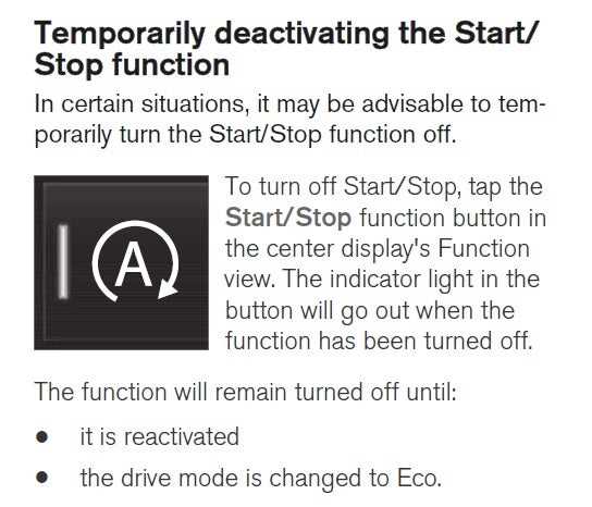 manual do start stop