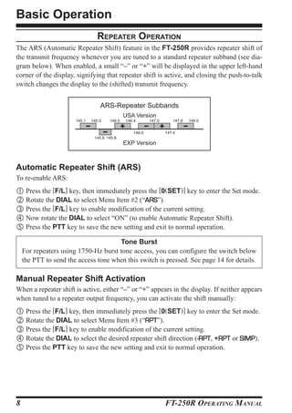 yaesu ft 250r manual