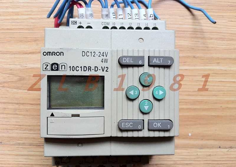 omron zen 10c1dr d v2 manual