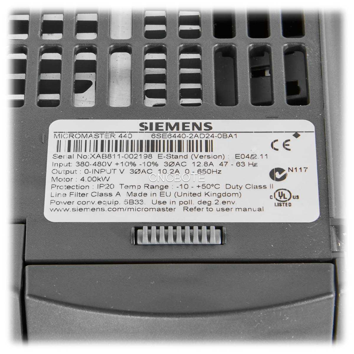 siemens micromaster 420 manual