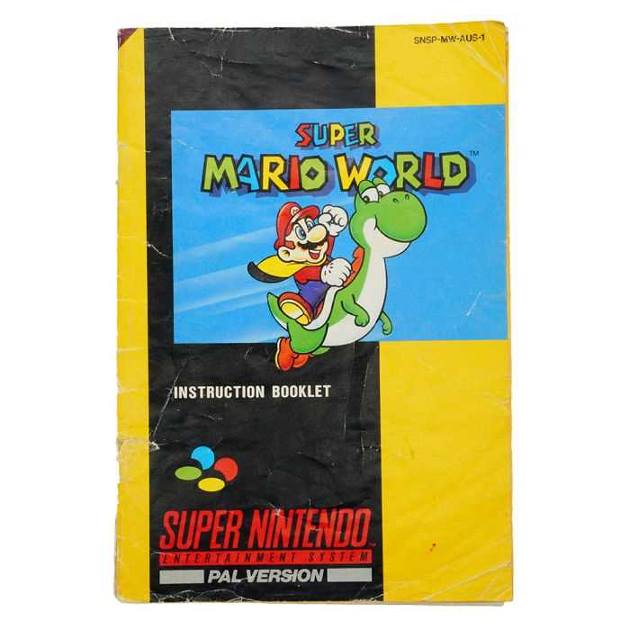 manual super mario world manual super mario world