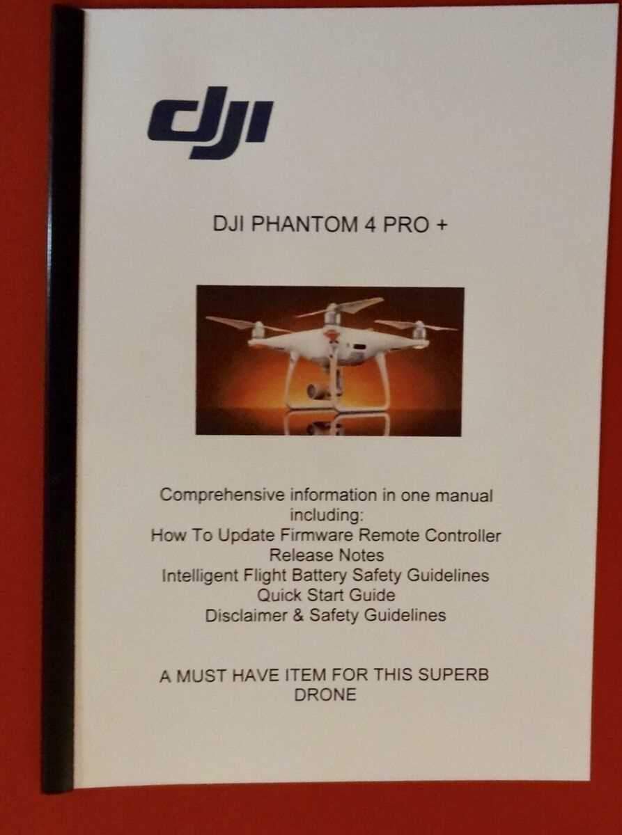 manual drone phantom 4